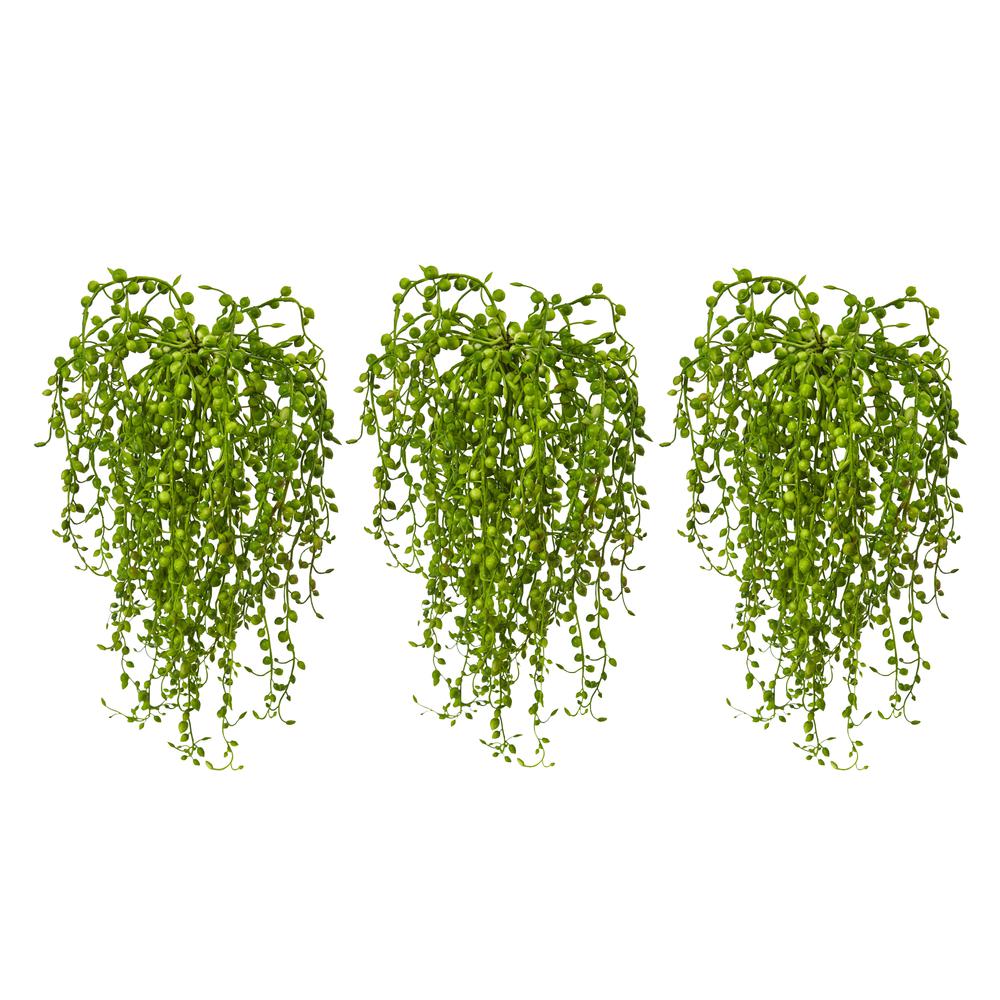 Senecio Artificial Succulent Plant, Set of 3. Picture 2