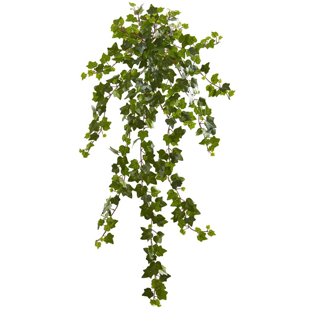 36in. Curly Ivy Artificial Hanging Plant (Set of 3). Picture 1
