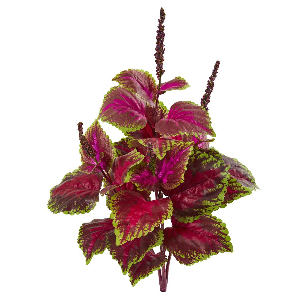 23in. Coleus Bush Artificial Plant (Set of 6). Picture 1
