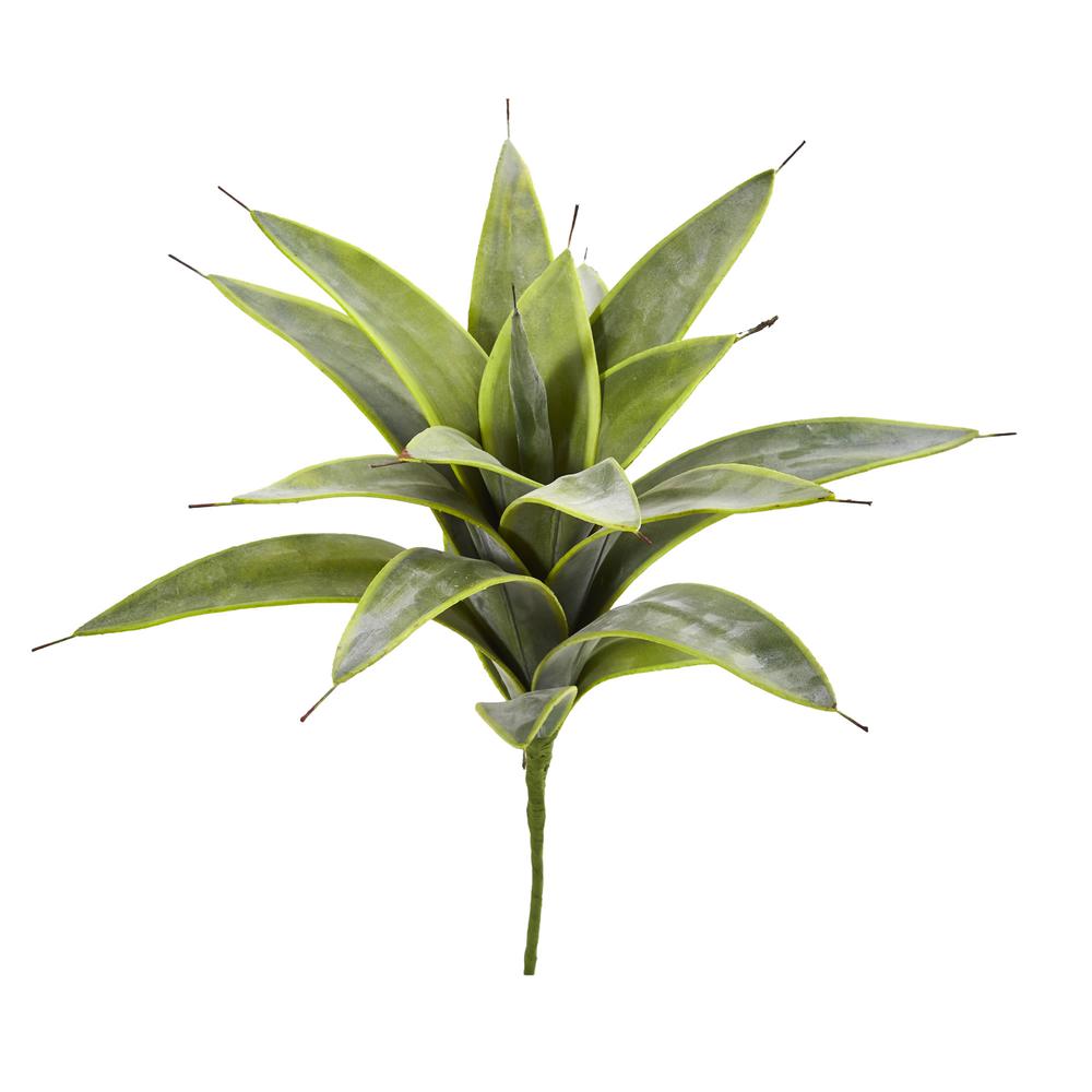 20in. Sansevieria Pick Artificial Plant (Set of 2). Picture 1