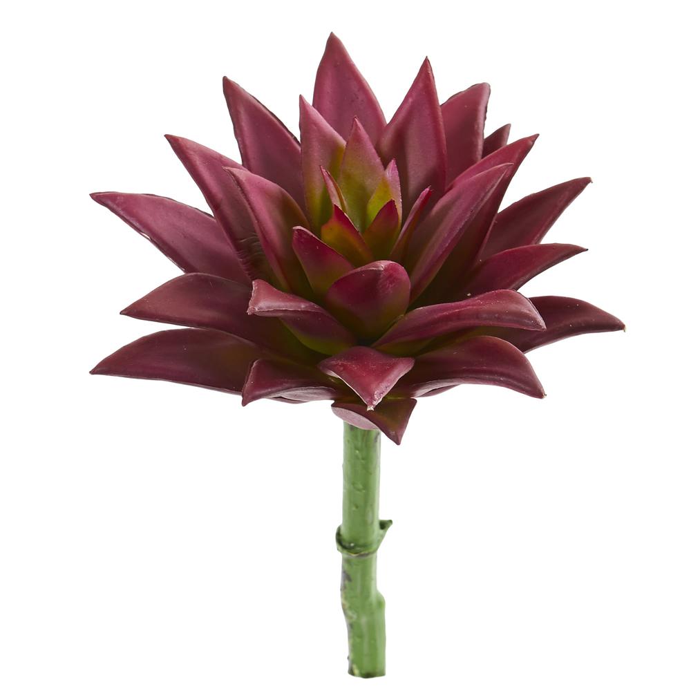 8in. Agave Succulent Pick Artificial Plant (Set of 12). Picture 1