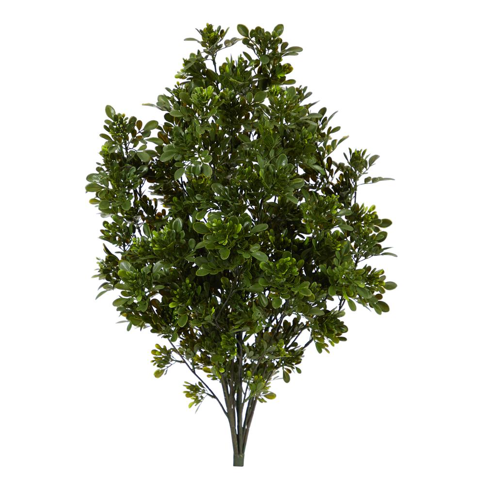 2.5ft. Tea Leaf Artificial Plant UV Resistant (Indoor/Outdoor). Picture 1