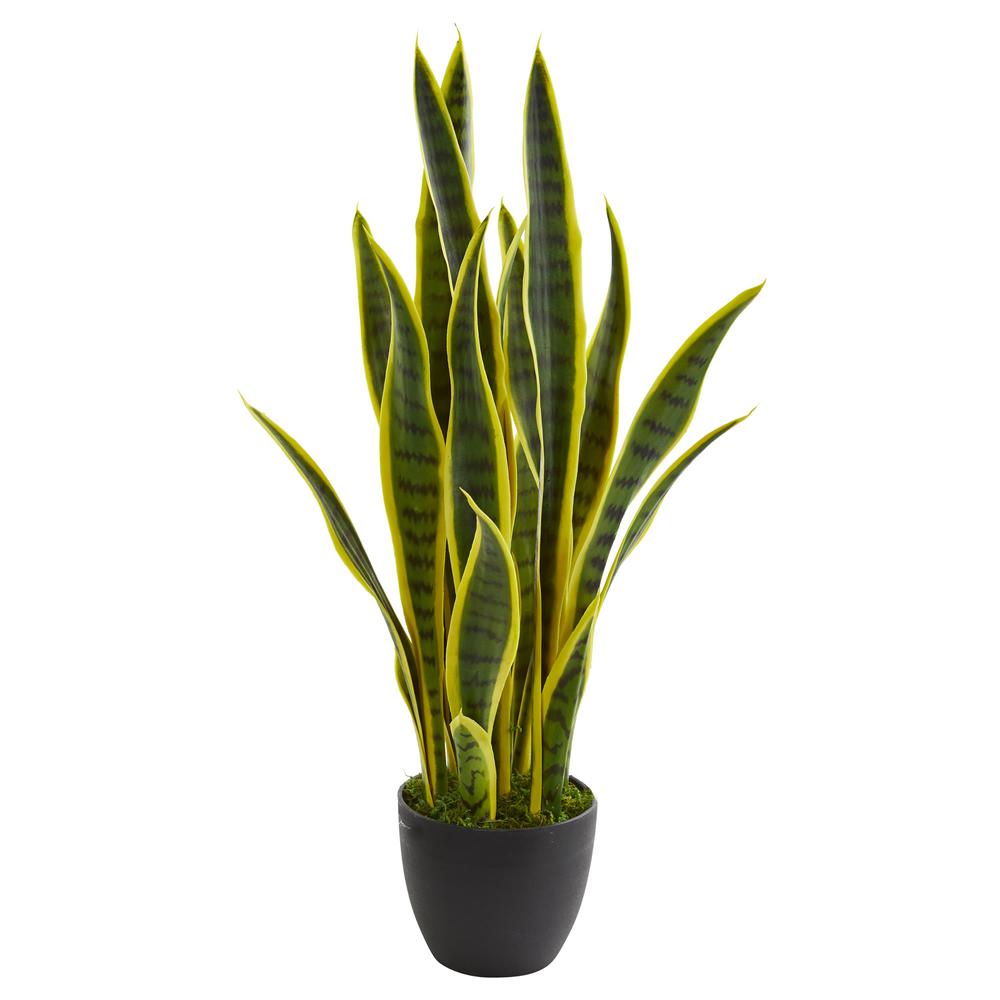 26in. Sansevieria Artificial Plant. Picture 1