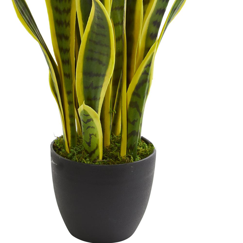 26in. Sansevieria Artificial Plant. Picture 3