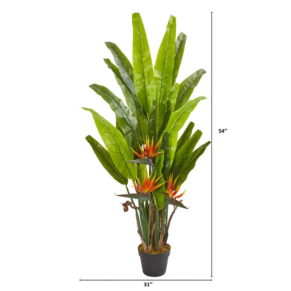 4.5ft. Bird of Paradise Artificial Plant. Picture 4