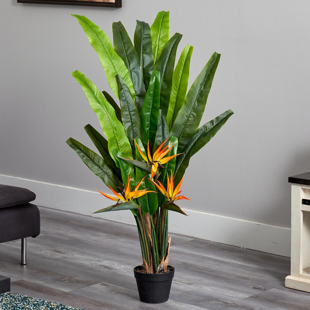 4.5ft. Bird of Paradise Artificial Plant. Picture 3