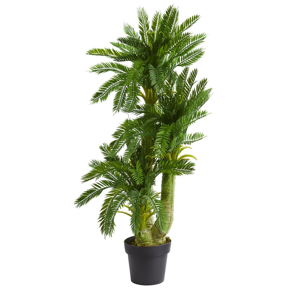 Triple Potted Cycas Artificial Plant. Picture 2