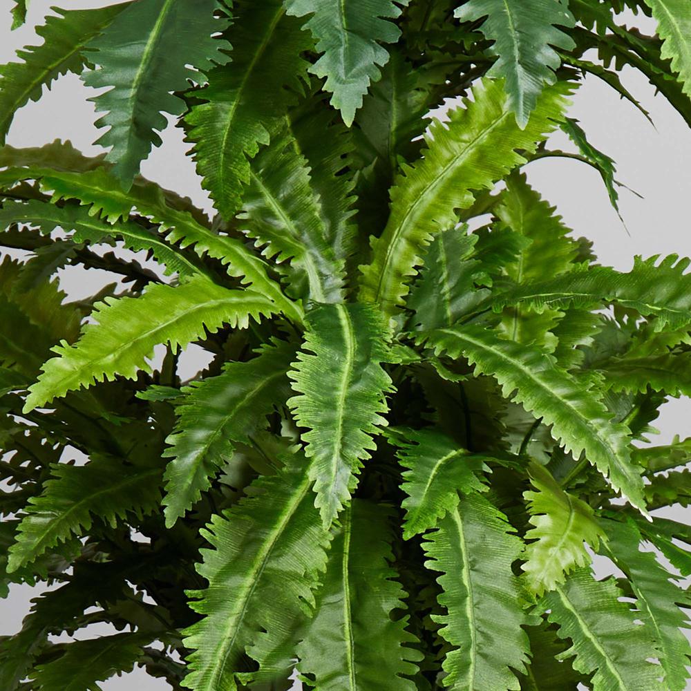 Marginatum Artificial Plant in White Tower Vase. Picture 6
