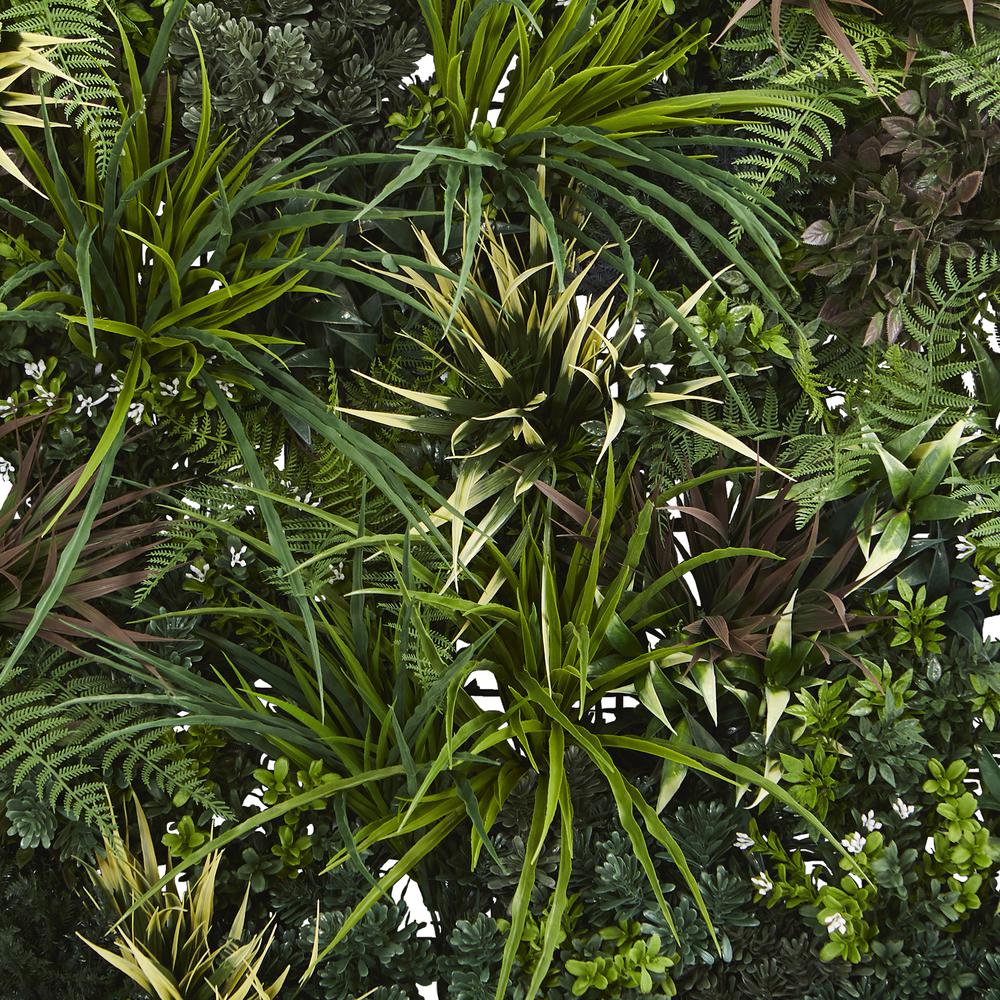 3ft. x 3ft. Greens & Fern Artificial Living Wall UV Resist (Indoor/Outdoor). Picture 2
