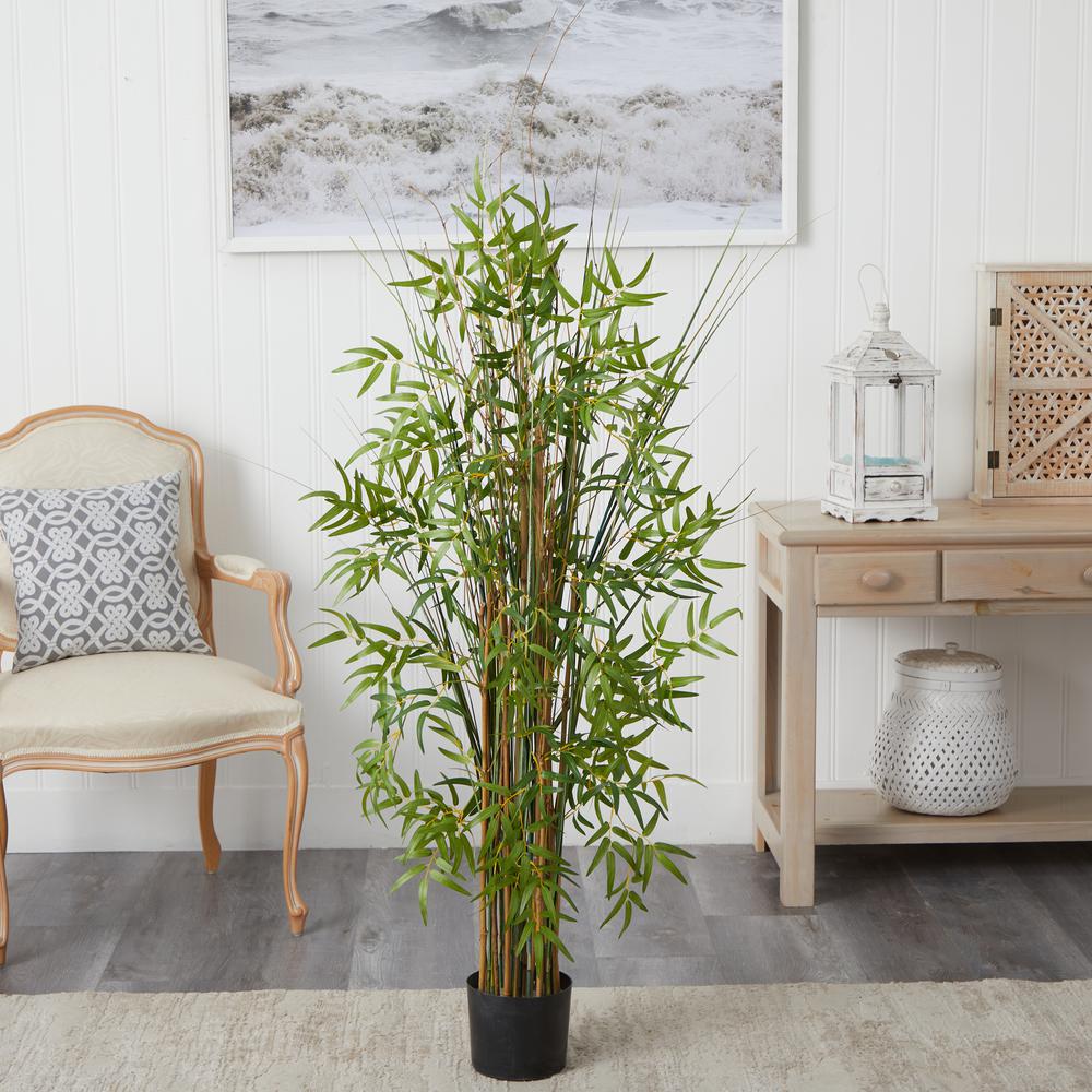 5ft. Bamboo Grass Silk Plant. Picture 3