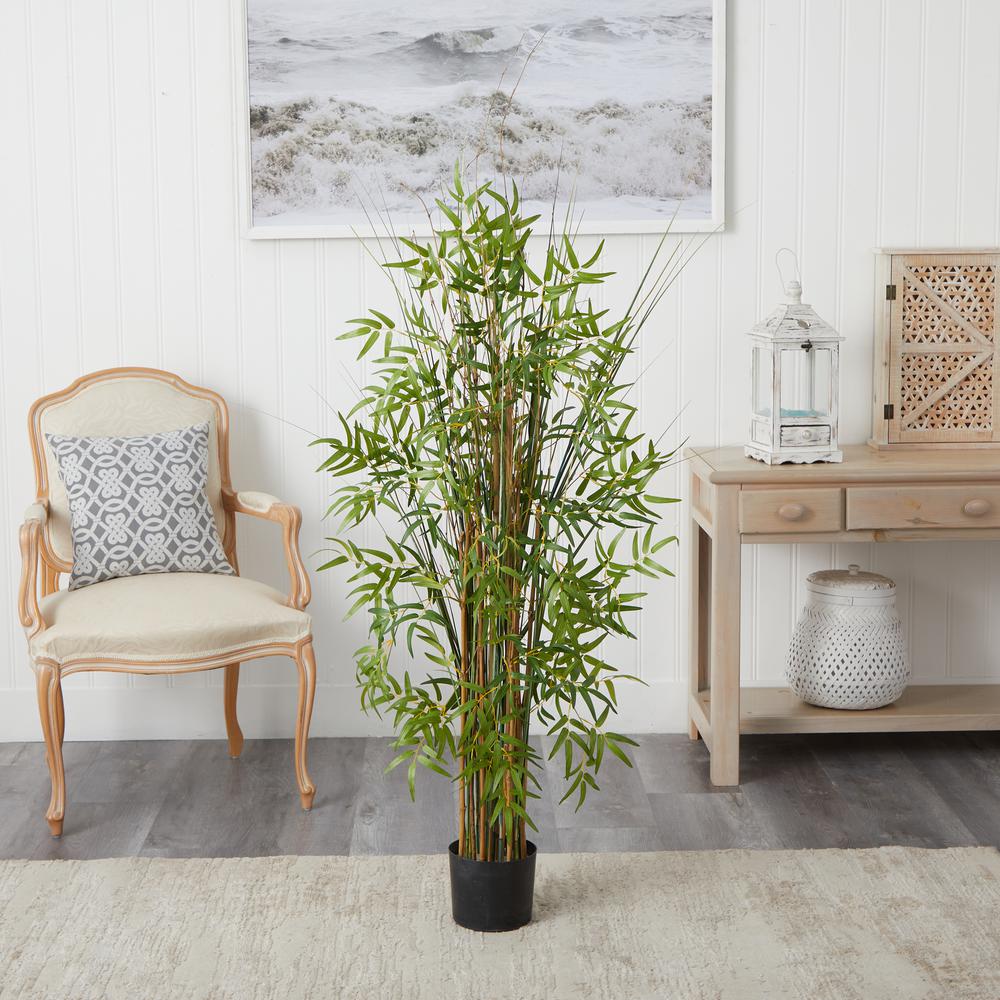 5ft. Bamboo Grass Silk Plant. Picture 2