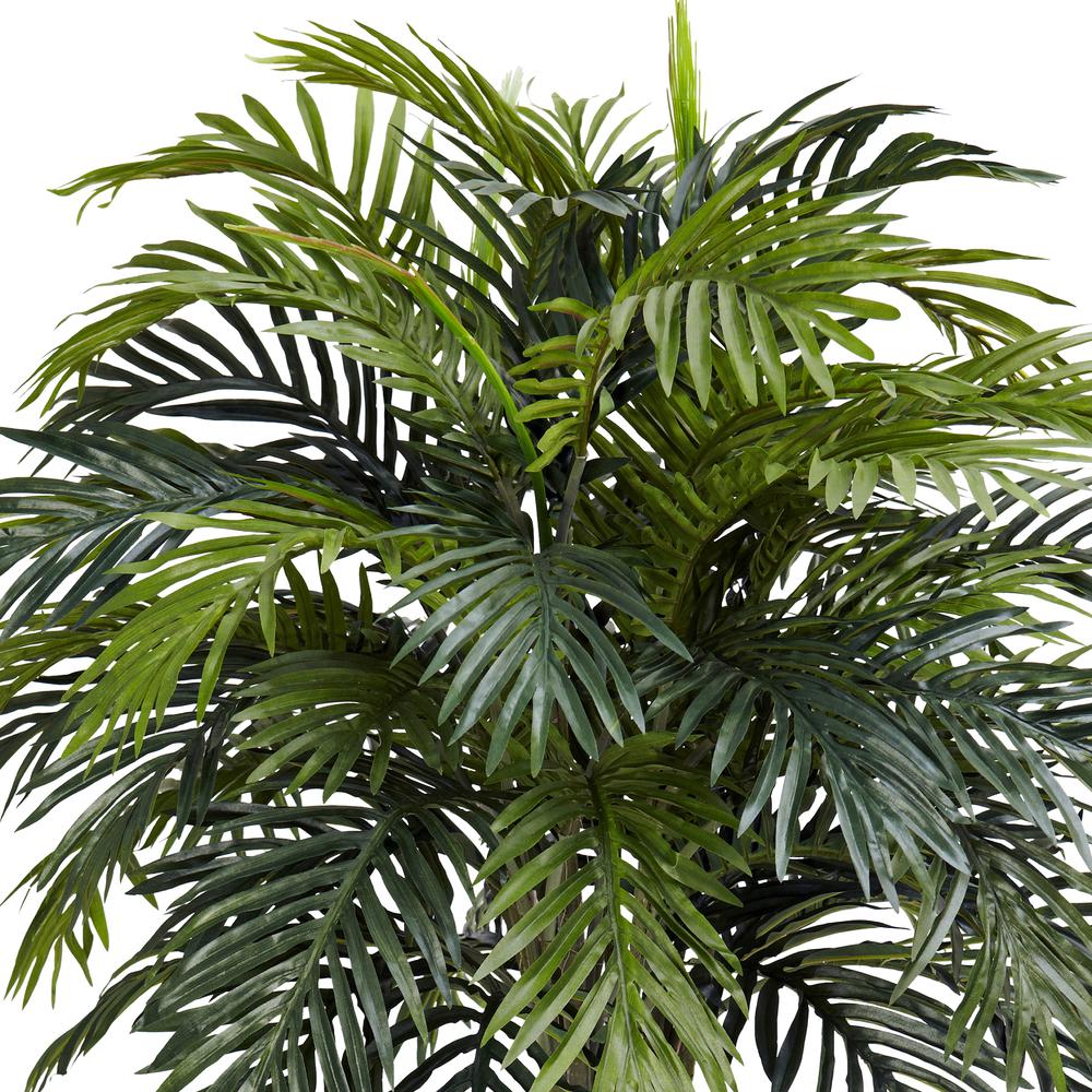 Areca with Decorative Planter Silk Plant. Picture 4