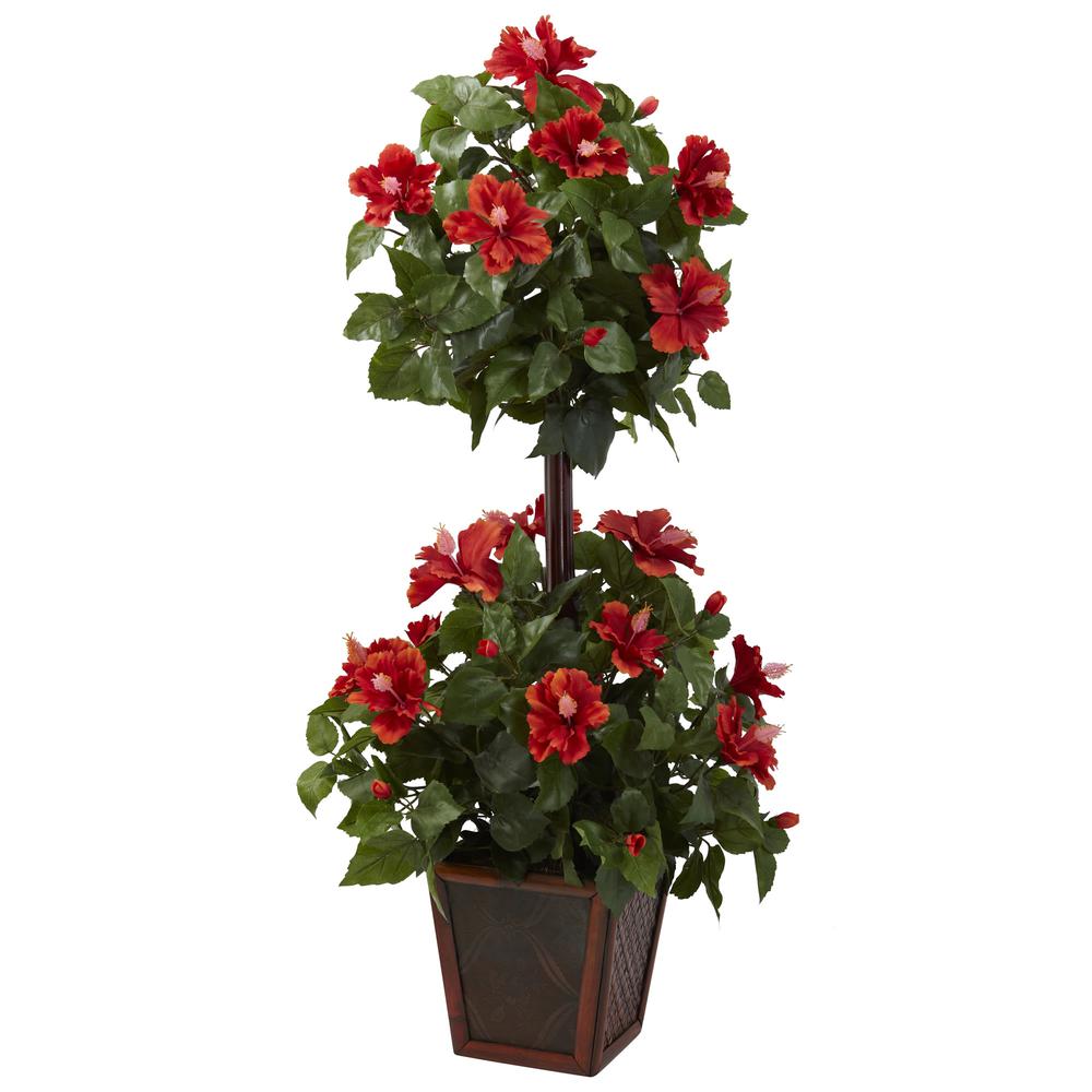 39in. Hibiscus Topiary. Picture 1