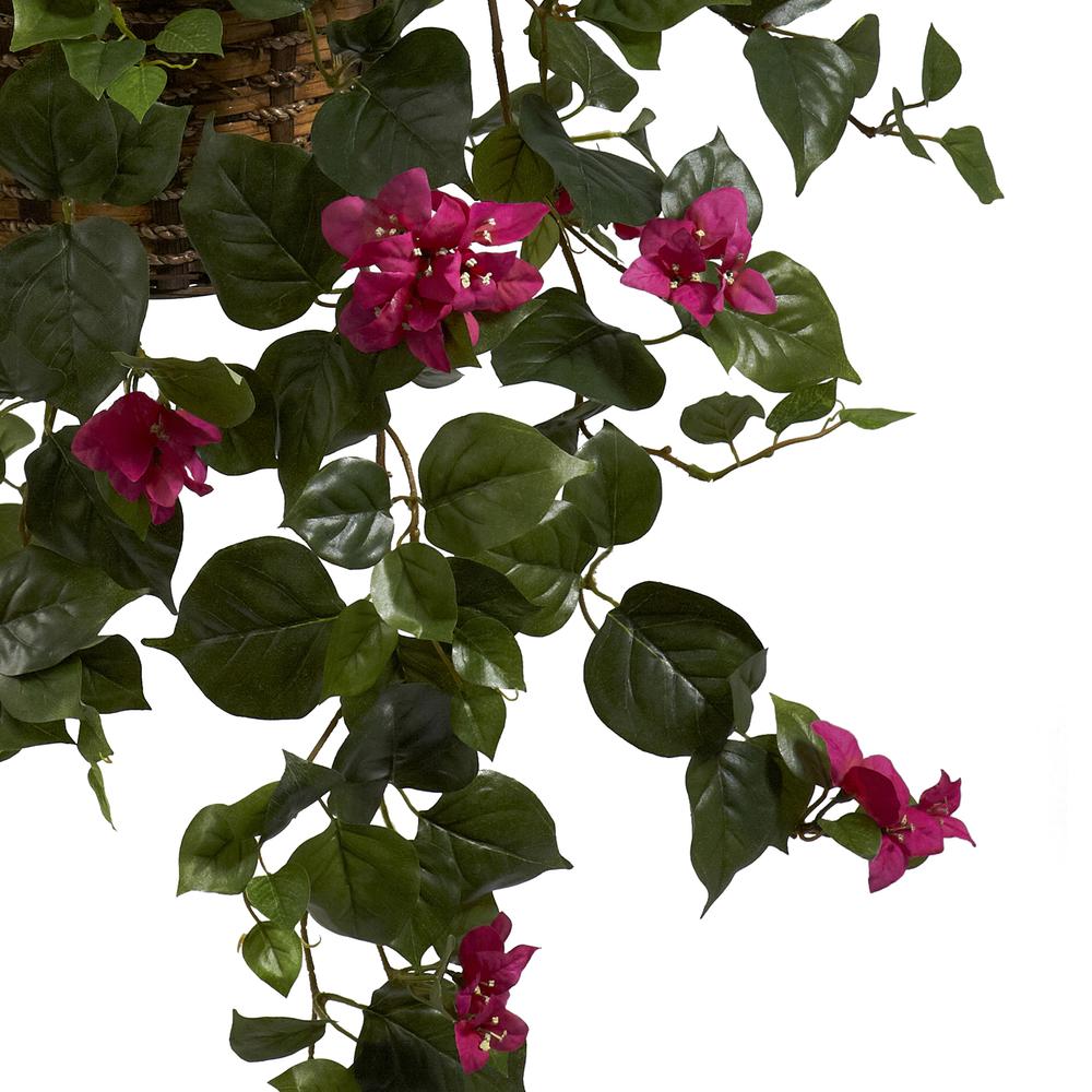 Bougainvillea Silk Hanging Basket. Picture 3