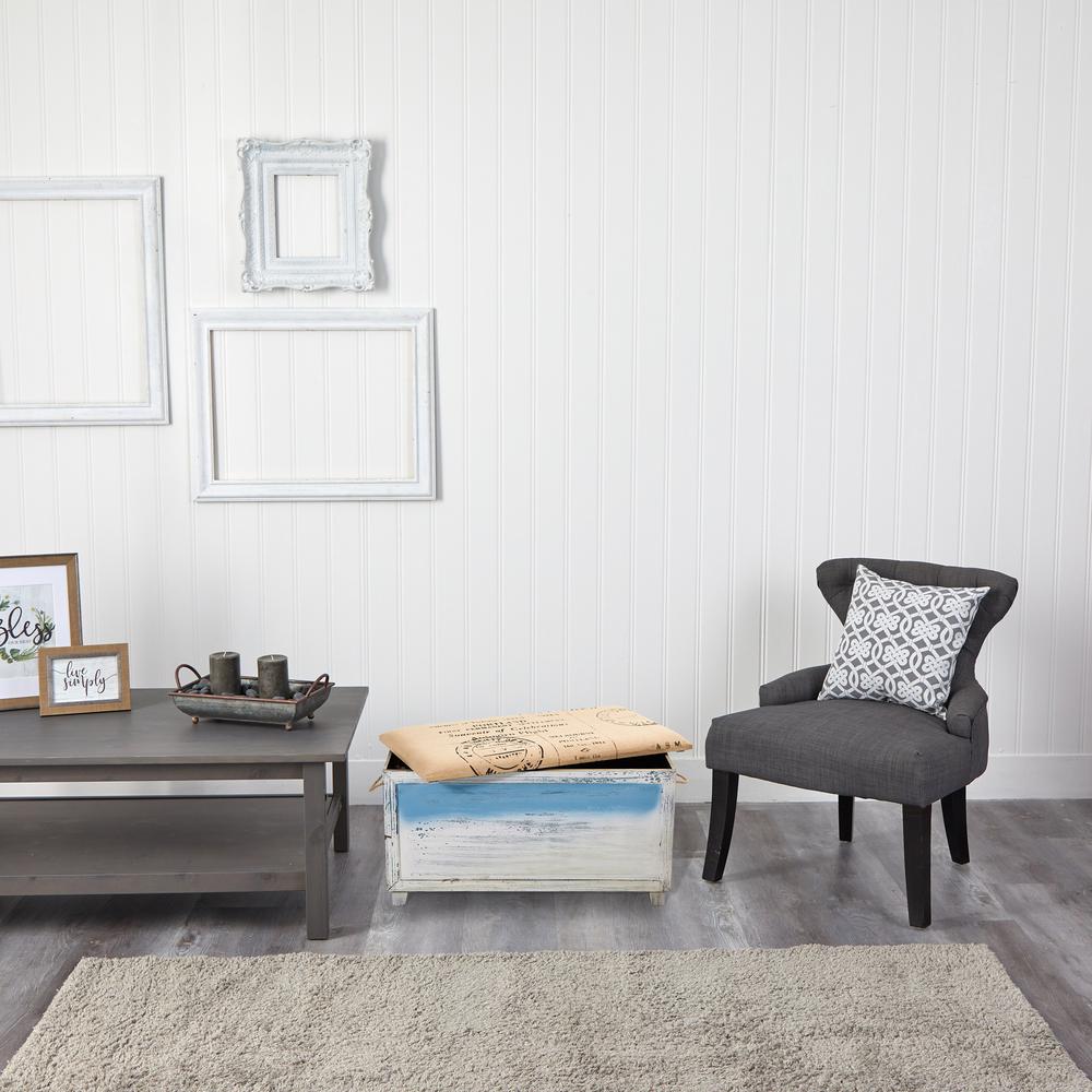 Ocean Breeze Storage Boxes, Bench and Seating Set (Set of 3). Picture 3