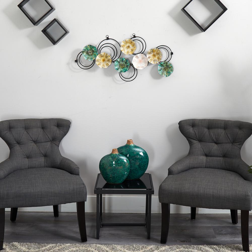 2.5ft. x 1.5ft. Scallop Design Metal Wall Art Decor. Picture 4