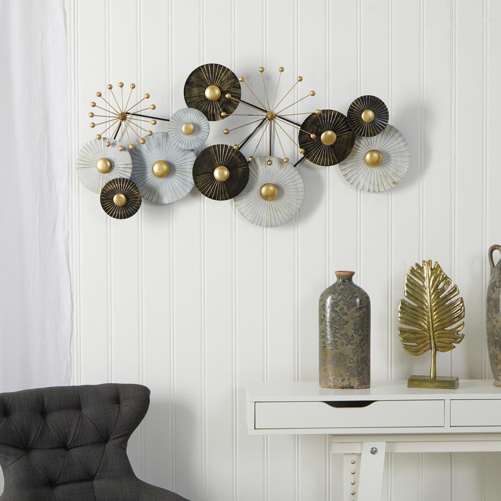 3.5ft. x 2ft. Urban Layered Metal Wall Art Decor. Picture 4