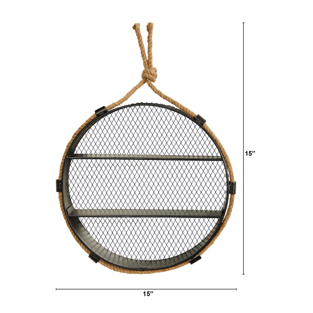 15in. Round Wall Shelf. Picture 2
