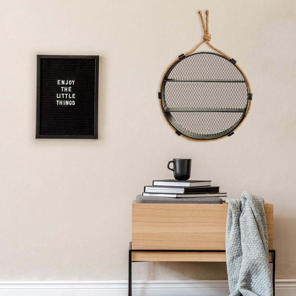 15in. Round Wall Shelf. Picture 4