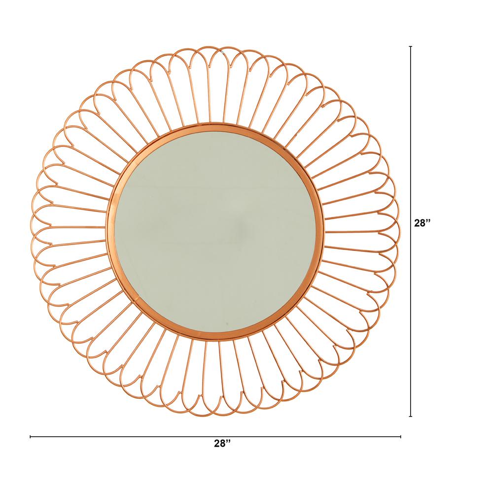 28in. Starburst Mirror Wall Decor. Picture 2