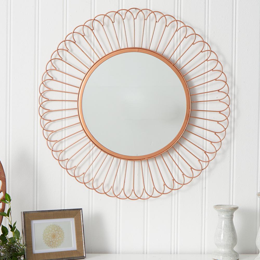 28in. Starburst Mirror Wall Decor. Picture 3