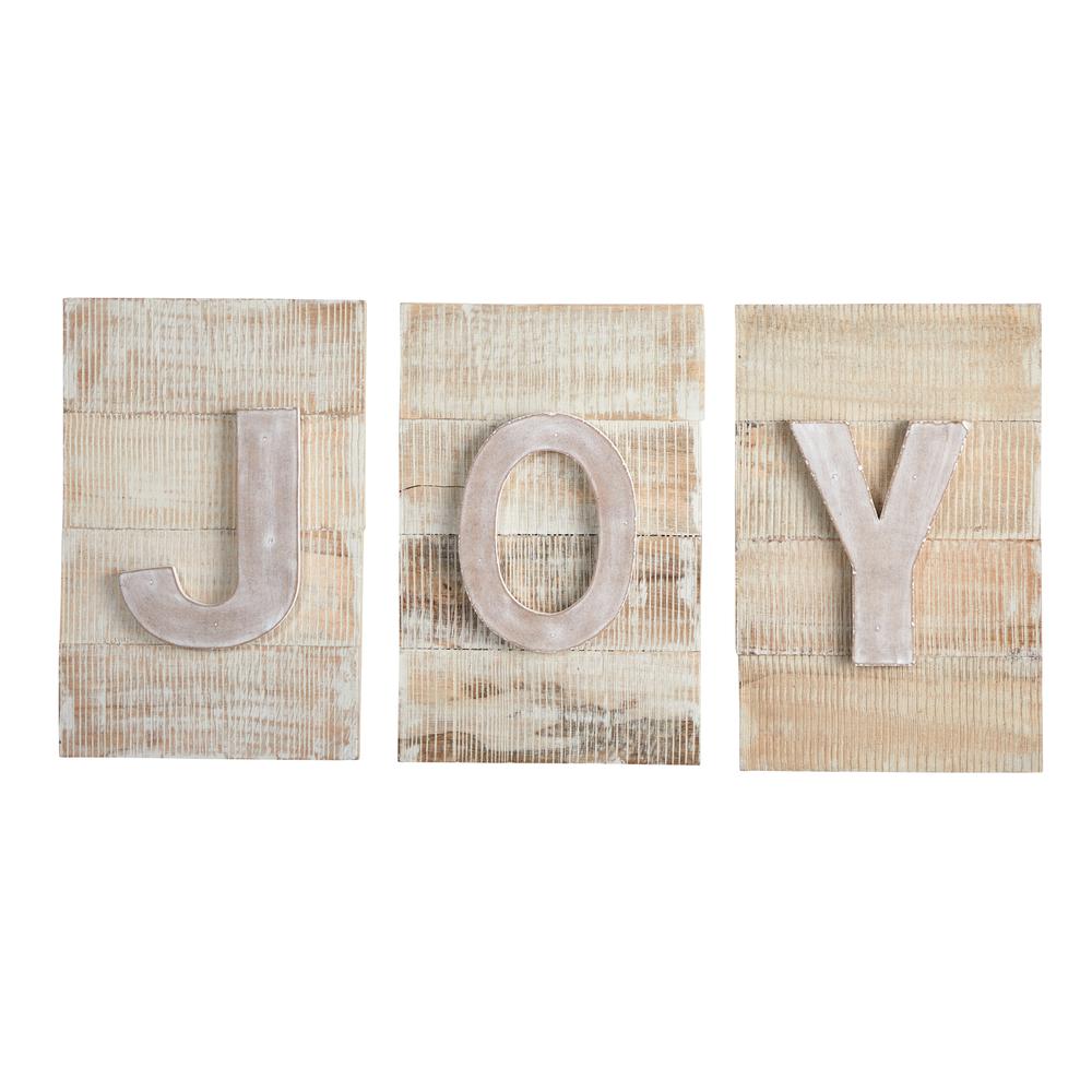 15in. Rustic JOY Wall Art. Picture 1