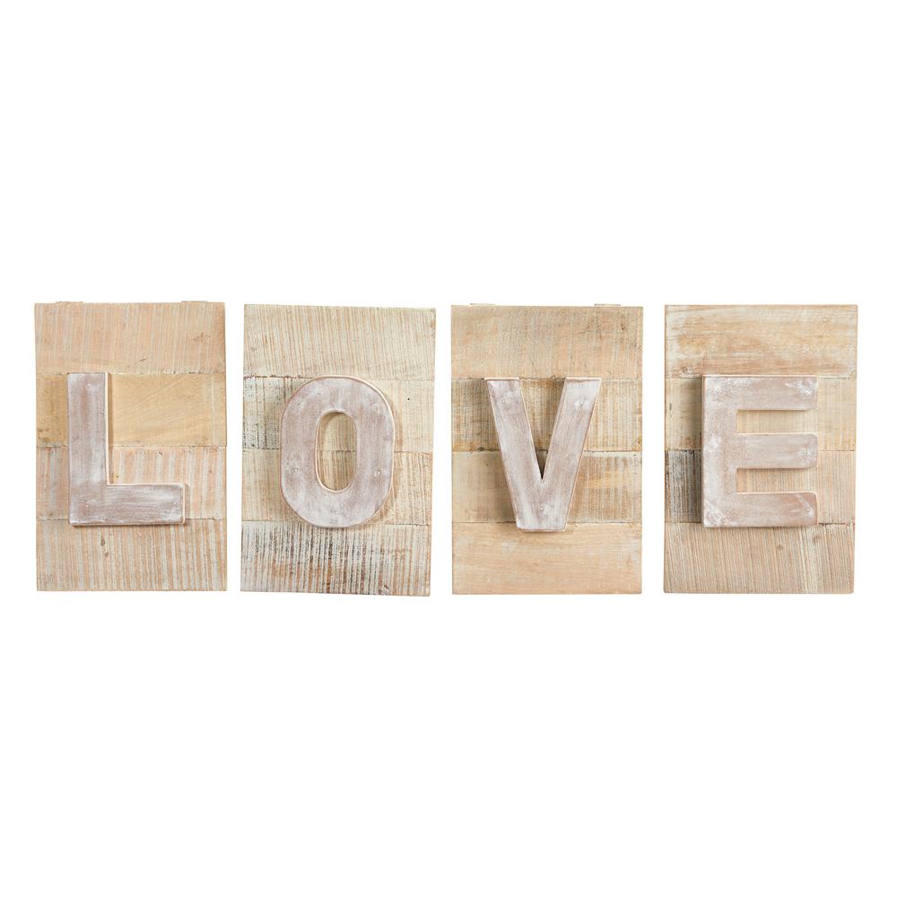 40in. Rustic Farmhouse LOVE Wall Art Decor. Picture 1