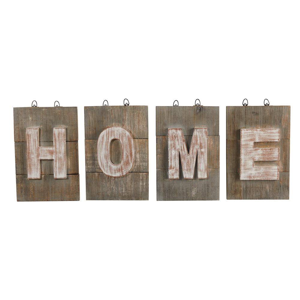 40in. Rustic Farmhouse HOME Wall Art Decor. Picture 1