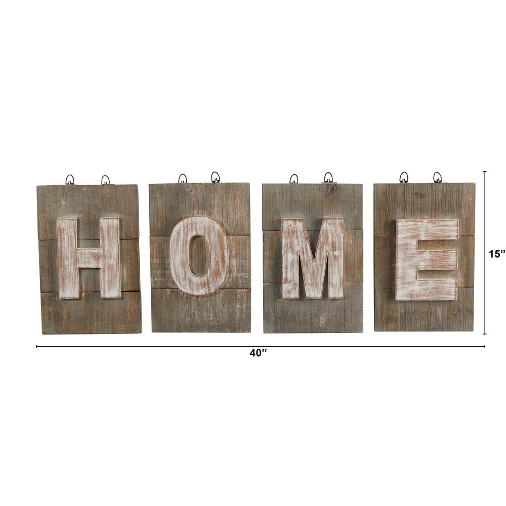 40in. Rustic Farmhouse HOME Wall Art Decor. Picture 2