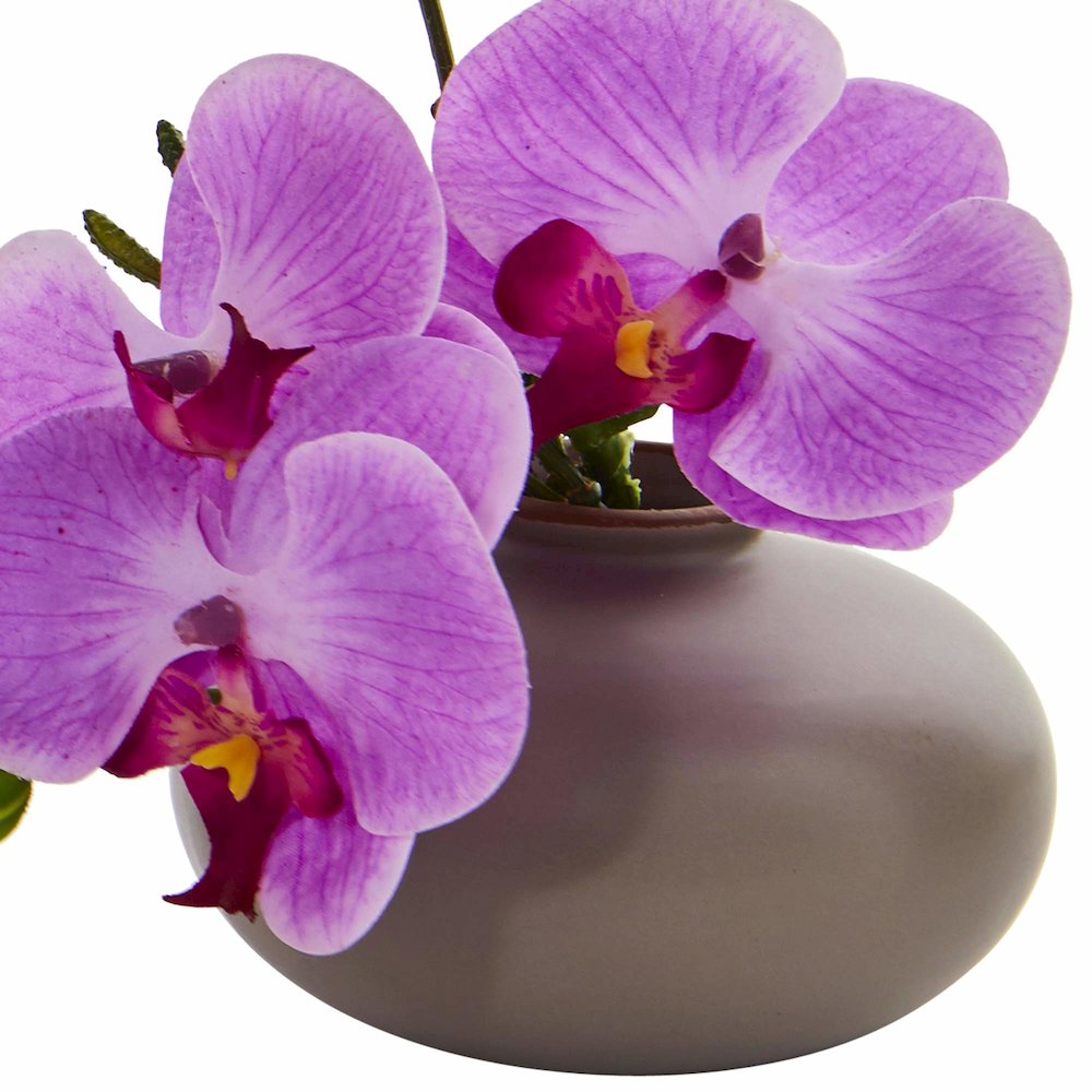 7in. Phalaenopsis Orchid Artificial Arrangement, Set of 3. Picture 3
