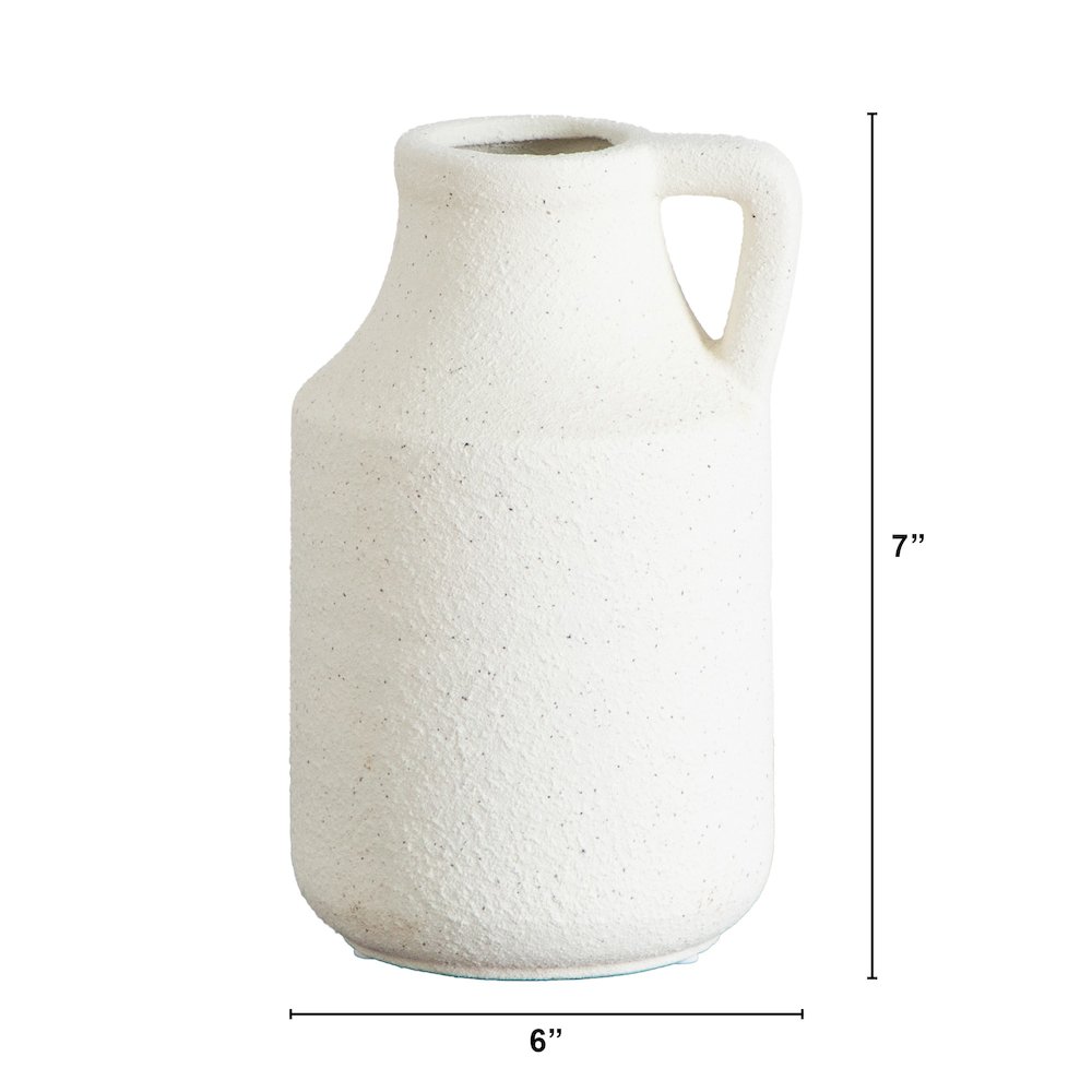 7in. Textured Handmade Vase. Picture 5