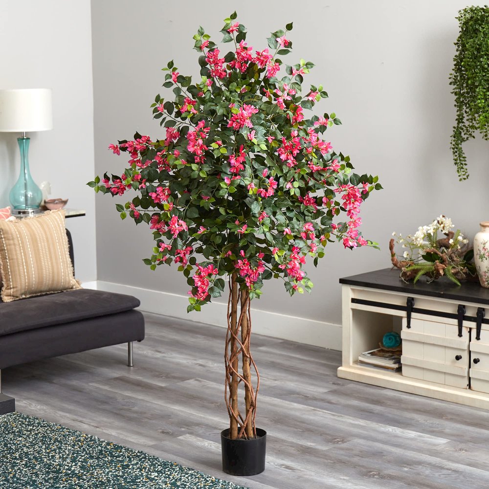 5.5ft. Bougainvillea Artificial Tree. Picture 3
