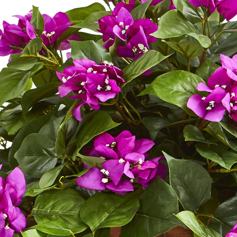 Bougainvillea Artificial Plant in Basket. Picture 2