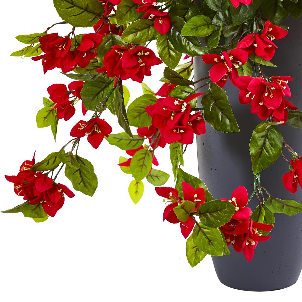26in. Bougainvillea Artificial Plant in Planter UV Resistant (Indoor/Outdoor). Picture 2
