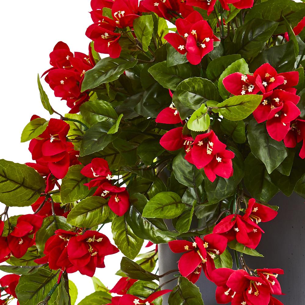26in. Bougainvillea Artificial Plant in Planter UV Resistant (Indoor/Outdoor). Picture 3