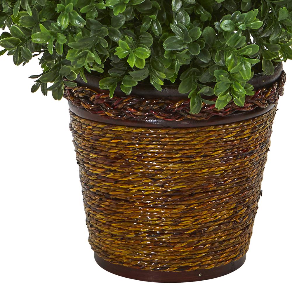 23in. Sweet Grass Artificial Plant in Basket (Indoor/Outdoor). Picture 2
