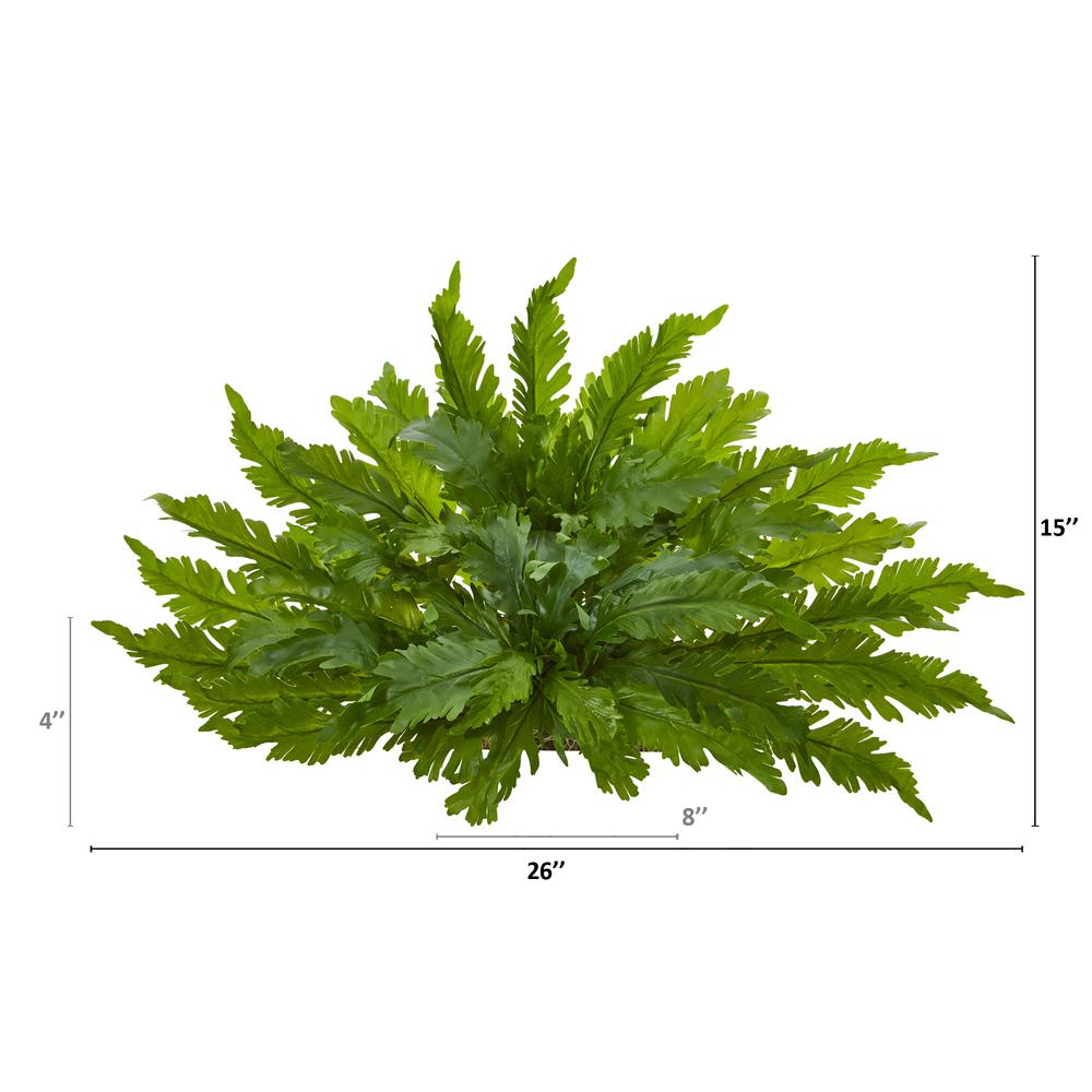26in. Fern Artificial Ledge Plant. Picture 4
