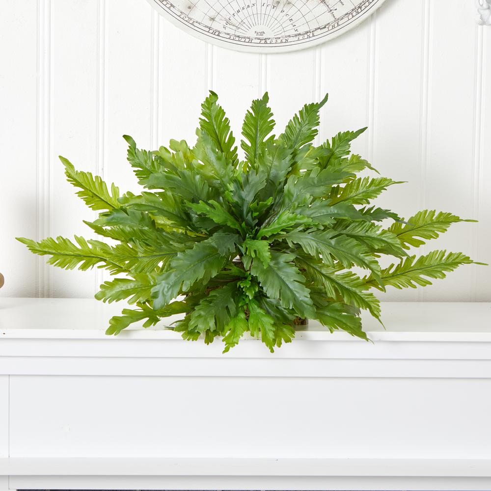 26in. Fern Artificial Ledge Plant. Picture 7