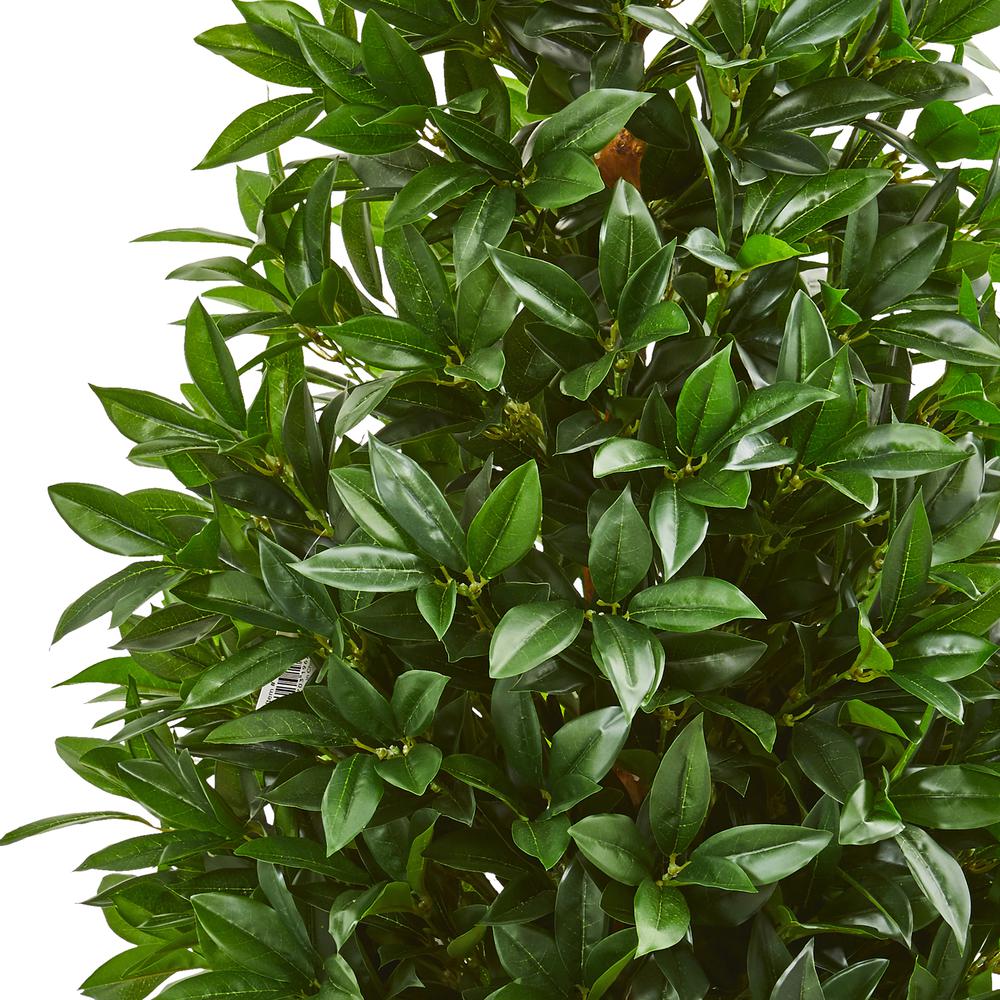 4ft. Bay Leaf Artificial Topiary Tree UV Resistant (Indoor/Outdoor). Picture 3