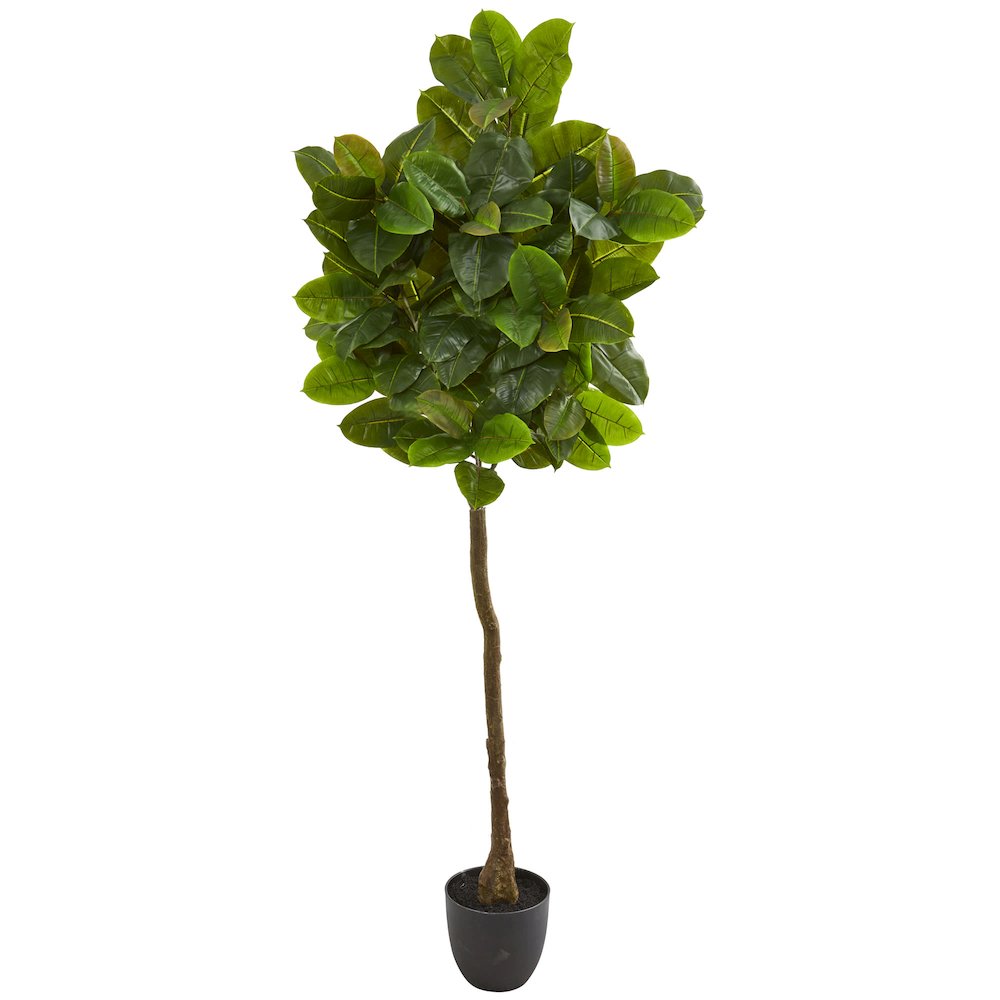 6ft. Rubber Leaf Artificial Tree (Real Touch). Picture 1