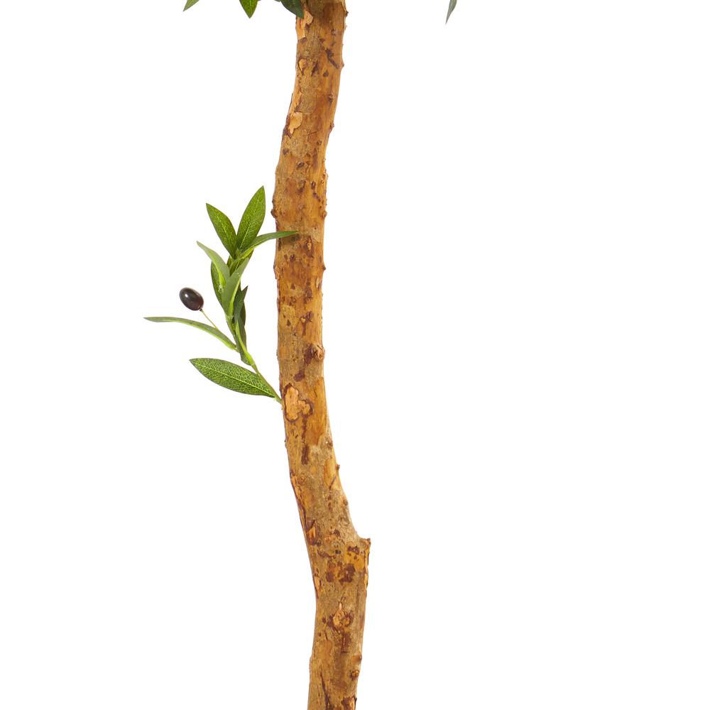 5.5ft. Olive Topiary Artificial Tree UV Resistant (Indoor/Outdoor). Picture 3