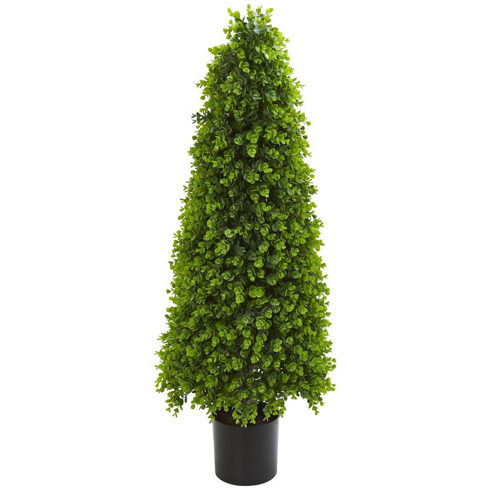 4ft. Eucalyptus Topiary Artificial Tree (Indoor/Outdoor). Picture 1