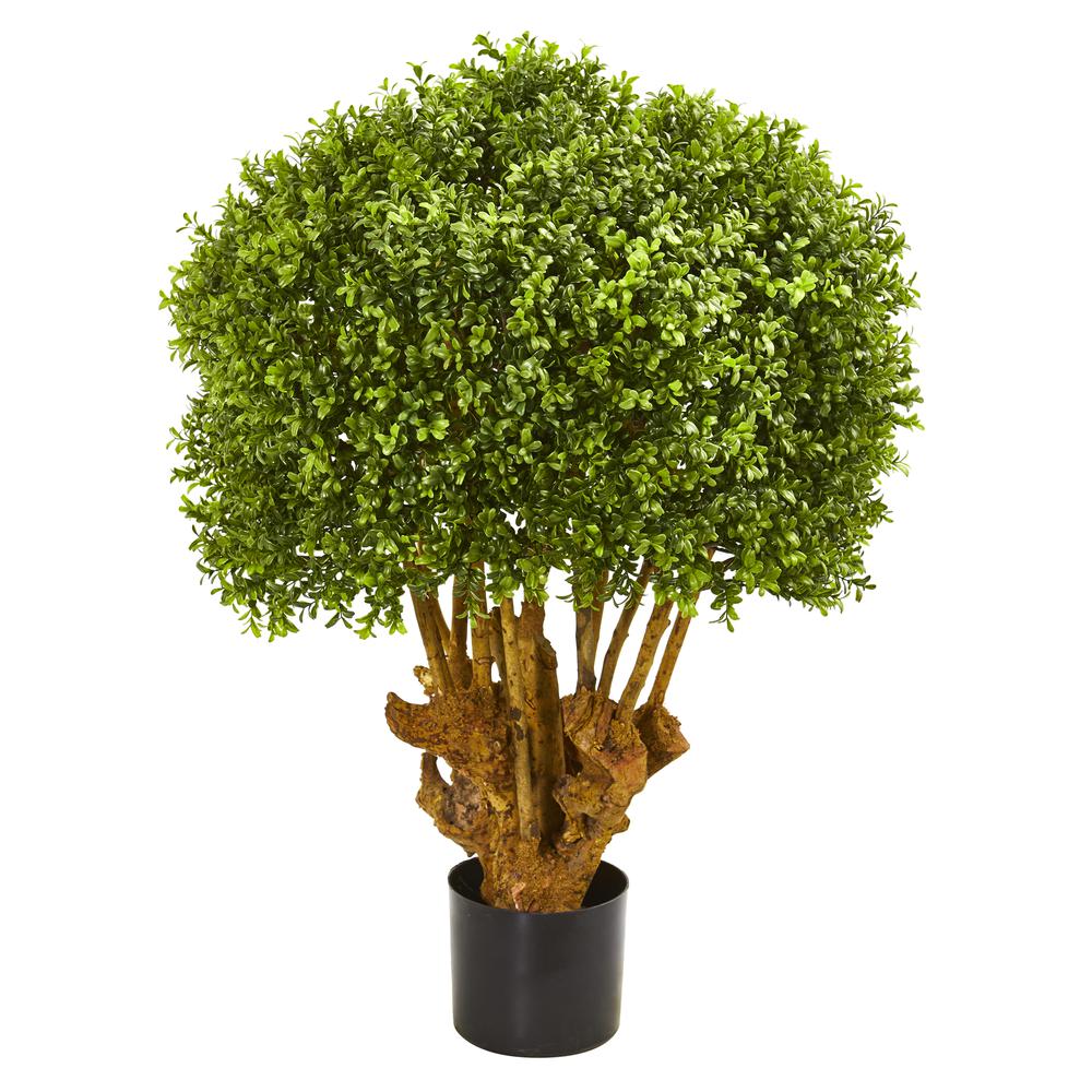 3ft. Boxwood Artificial Topiary Tree. Picture 1