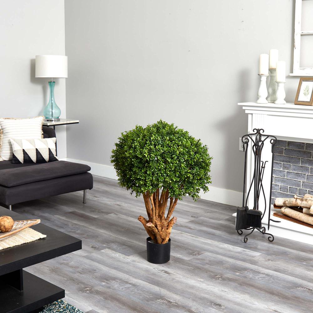 3ft. Boxwood Artificial Topiary Tree. Picture 5
