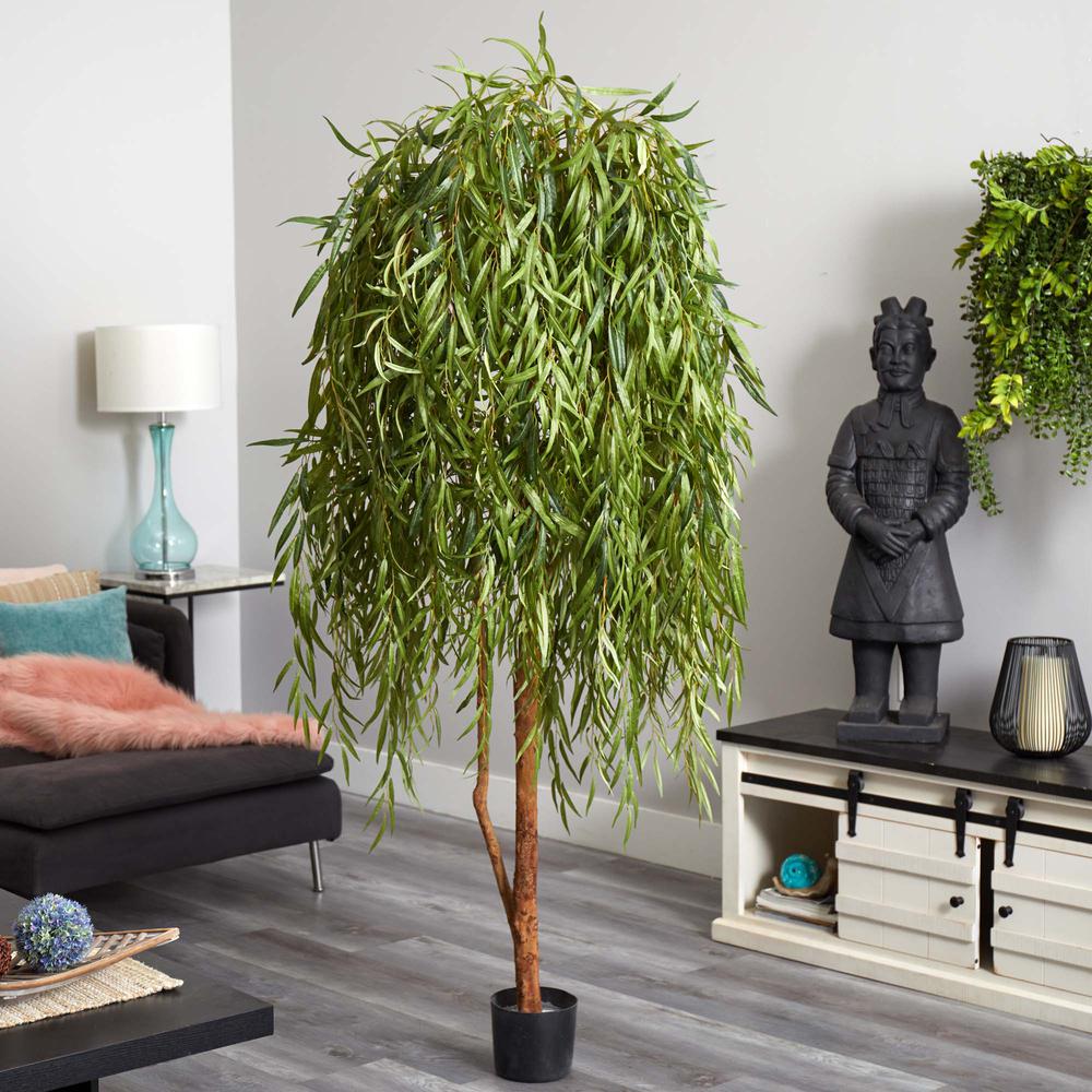 7ft. Willow Artificial Tree. Picture 3