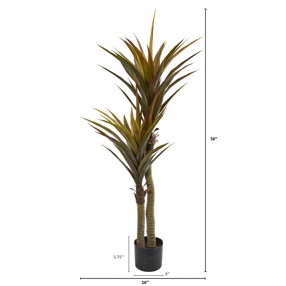 56in. Yucca Artificial Tree. Picture 2