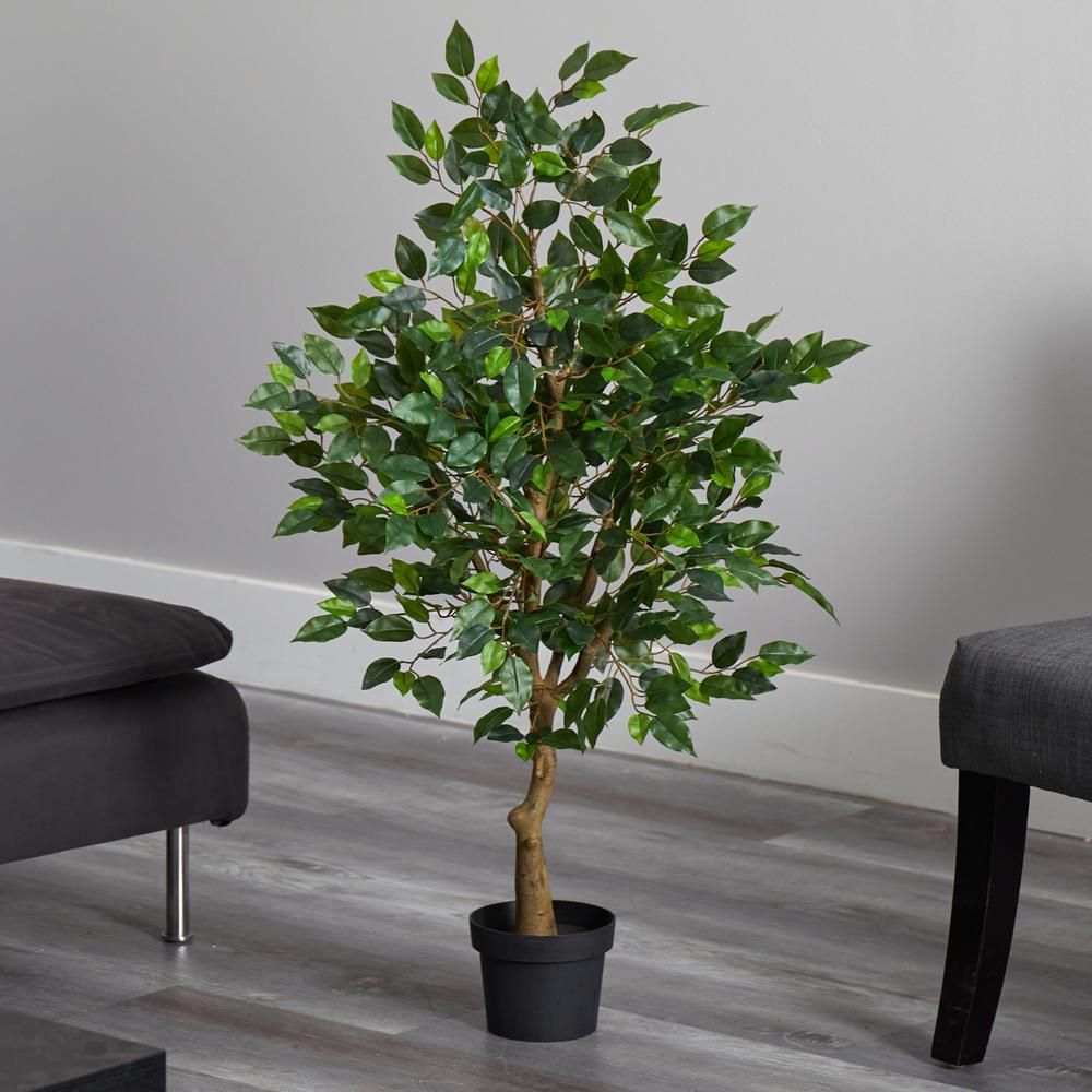 39in. Ficus Artificial Tree. Picture 4