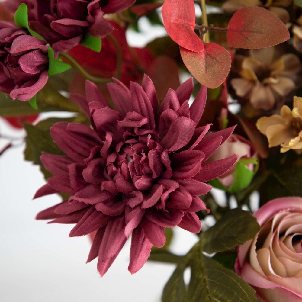 25in. Mixed Flower Arrangement in Ceramic Vase. Picture 7