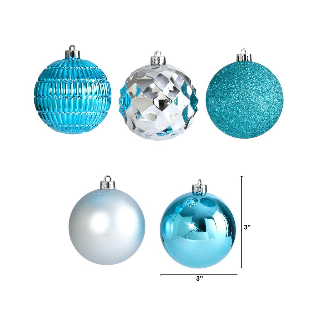 Holiday Shatterproof, 40 Count Christmas Tree Ornament Box Set. Picture 2