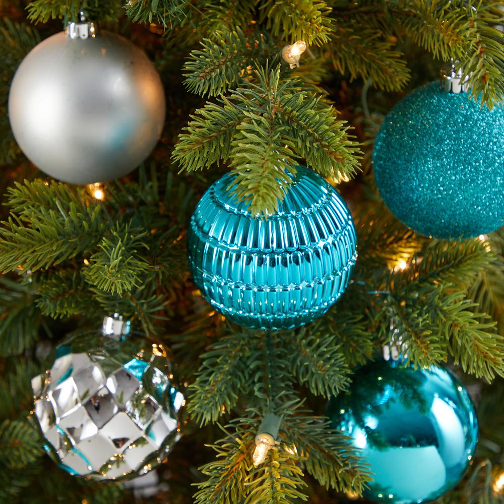 Holiday Shatterproof, 40 Count Christmas Tree Ornament Box Set. Picture 4